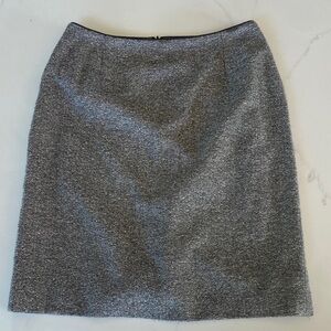 Elegant Gray Pencil Skirt